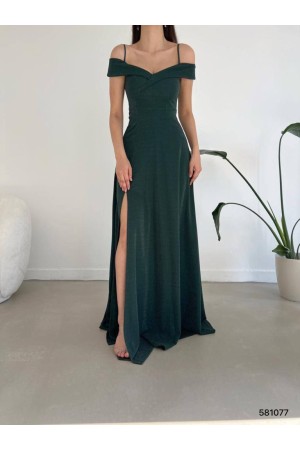 223533 TOPTAN ZÜMRÜT YEŞİL ABİYE