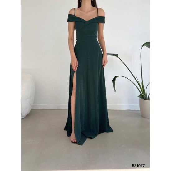 223533 TOPTAN ZÜMRÜT YEŞİL ABİYE