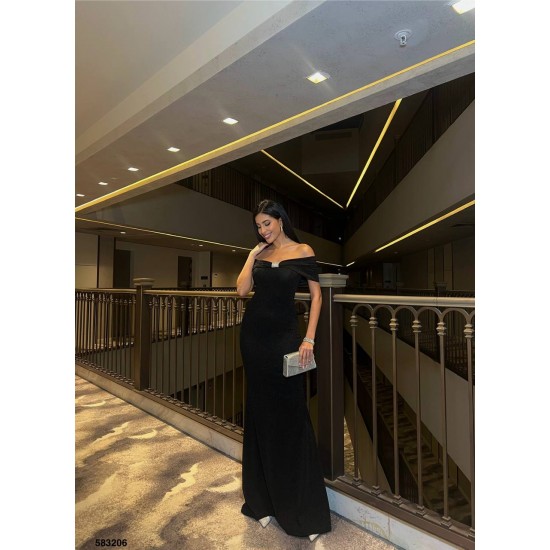 223541 black Evening dress