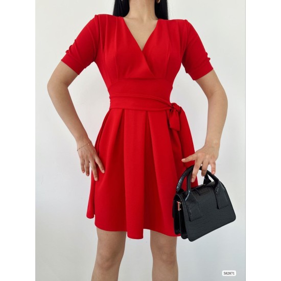 223547 red DRESS