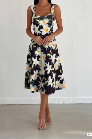 223553 patterned DRESS