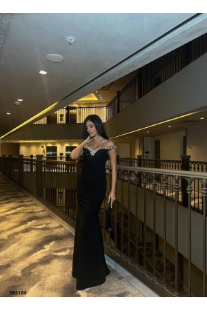 223554 black Evening dress