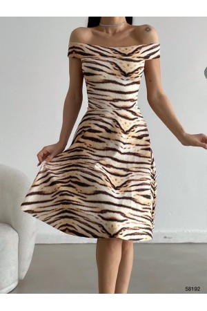 223559 TOPTAN DESENLİ ELBİSE