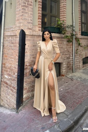 223563 beige Evening dress