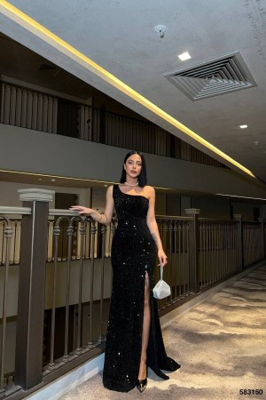 223574 black Evening dress