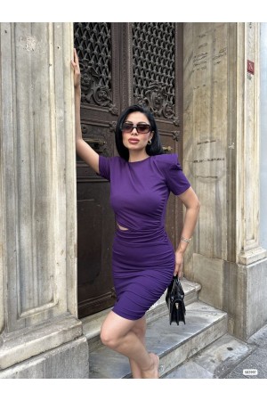 223588 TOPTAN MOR ELBİSE