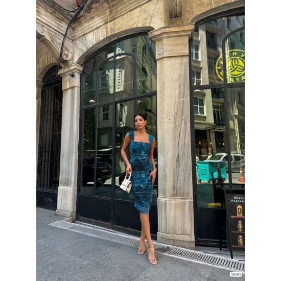 223604 patterned DRESS