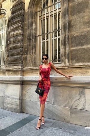 223605 patterned DRESS