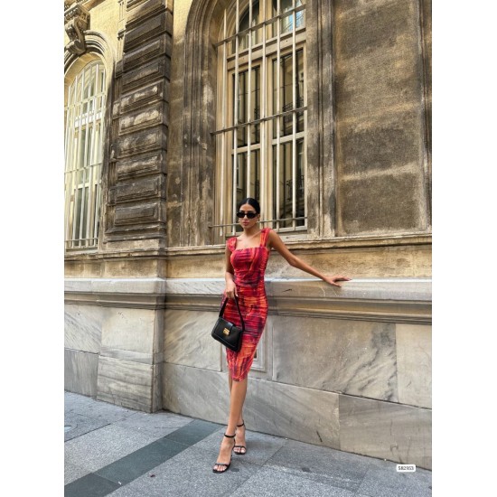 223605 patterned DRESS