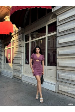 223619 TOPTAN GÜL KURUSU ELBİSE