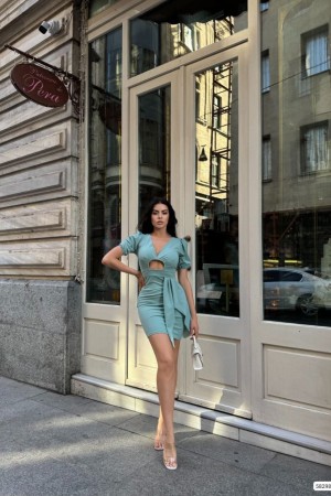 223621 Water is green DRESS