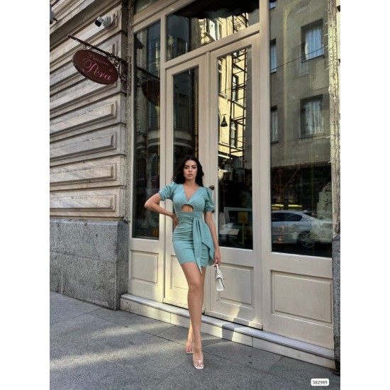 223621 Water is green DRESS