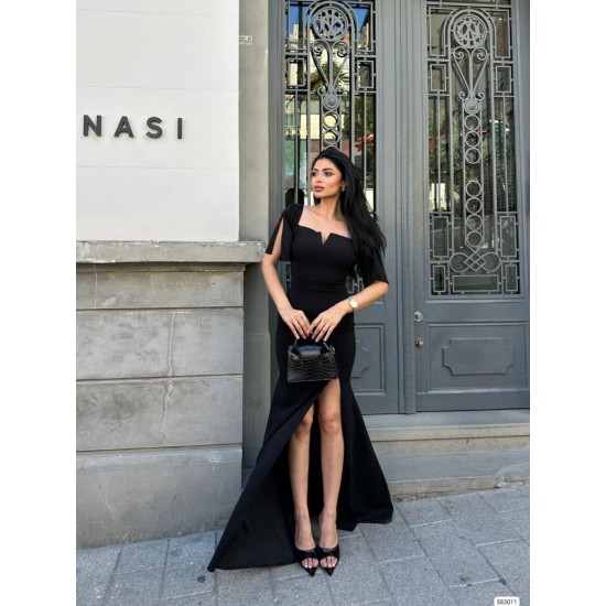 223623 black Evening dress