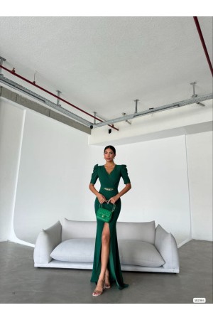 223631 TOPTAN ZÜMRÜT YEŞİL ABİYE