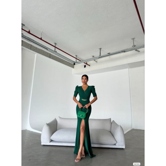 223631 TOPTAN ZÜMRÜT YEŞİL ABİYE