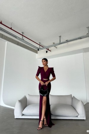 223632 TOPTAN BORDO ABİYE