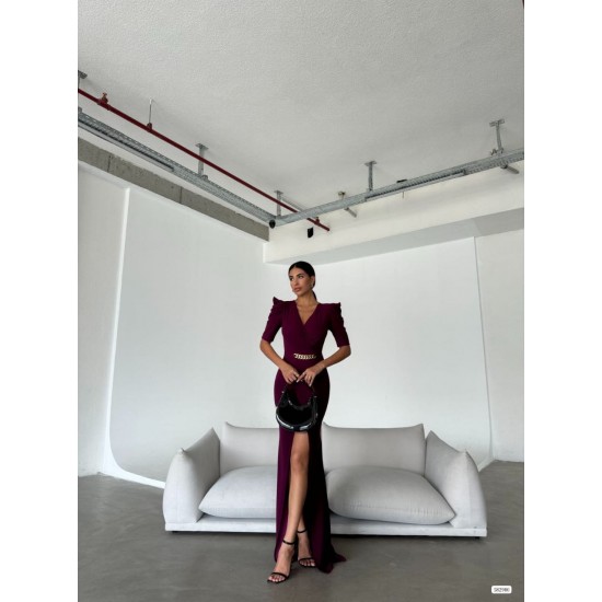 223632 TOPTAN BORDO ABİYE