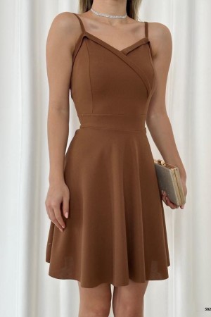 223643 coffee DRESS