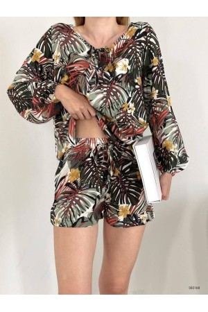 223645 TOPTAN DESENLİ ŞORT TAKIM