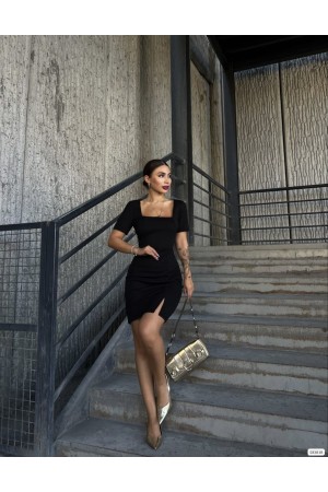 223652 TOPTAN SİYAH ELBİSE