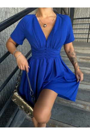 223654 TOPTAN SAKS ELBİSE