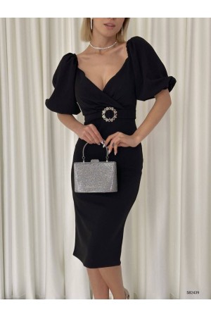 223659 TOPTAN SİYAH ABİYE