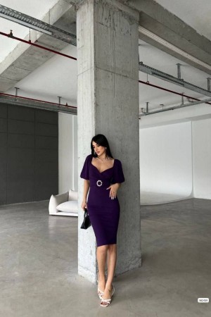 223664 purple Evening dress