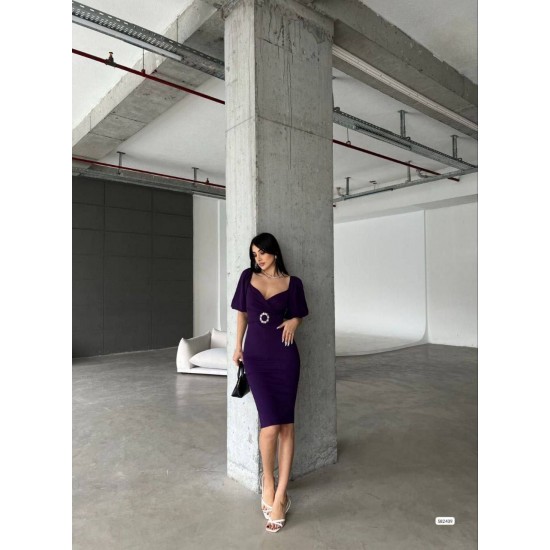 223664 purple Evening dress