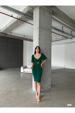 223665 TOPTAN ZÜMRÜT YEŞİL ABİYE