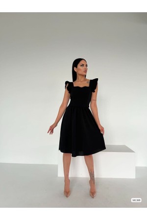 223672 TOPTAN SİYAH ELBİSE