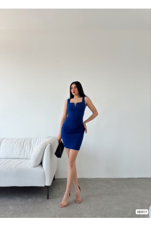 223681 TOPTAN SAKS ELBİSE