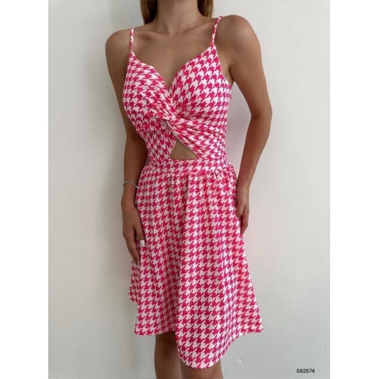 223689 patterned DRESS