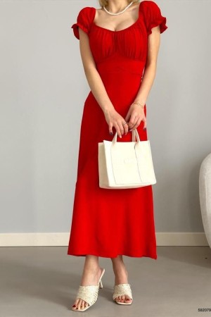 223691 red DRESS