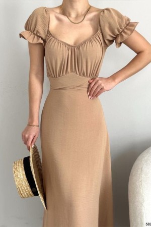223697 beige DRESS