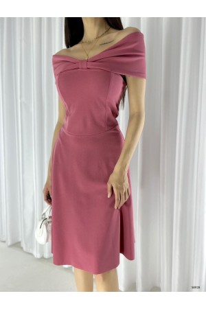 223707 TOPTAN GÜL KURUSU ELBİSE