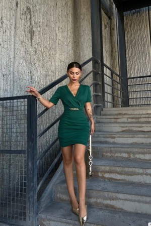 223720 Emerald Green DRESS
