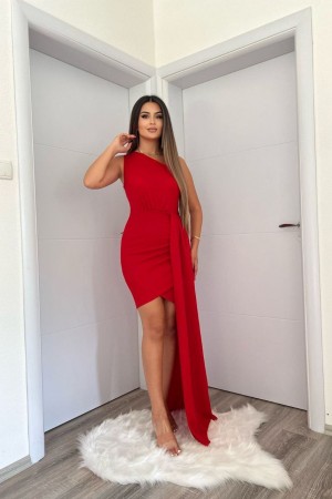 223751 red Evening dress