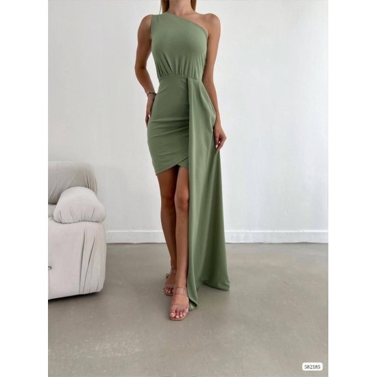 223754 Water is green Evening dress