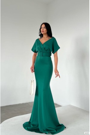 223756 TOPTAN ZÜMRÜT YEŞİL ABİYE