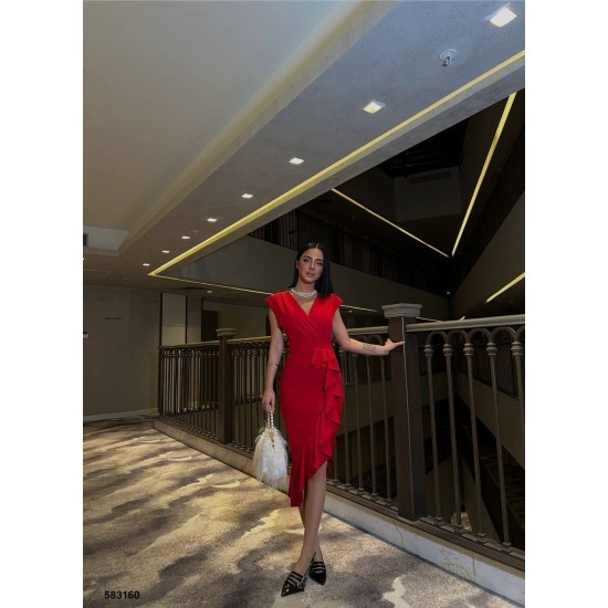 223763 red DRESS