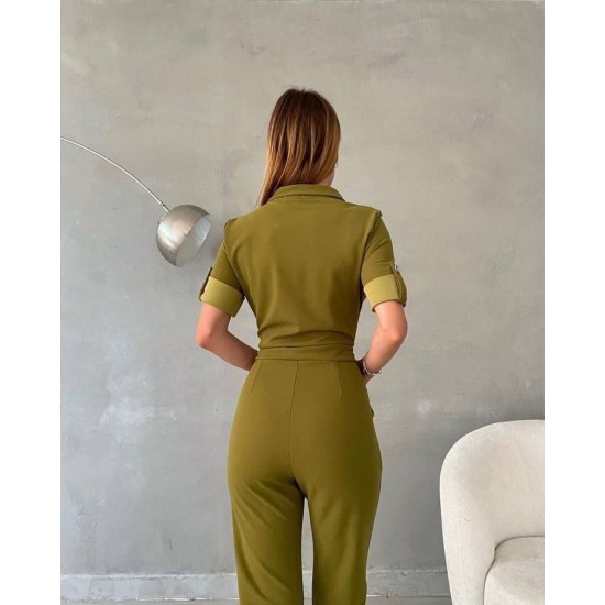 223770 GREEN OVERALLS