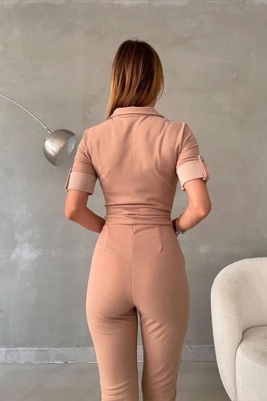 223773 beige OVERALLS