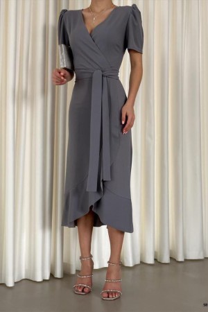 223805 Grey DRESS
