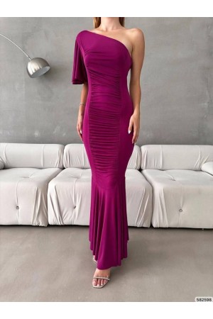 223821 fuchsia Evening dress
