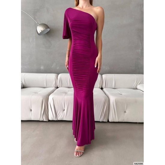 223821 fuchsia Evening dress