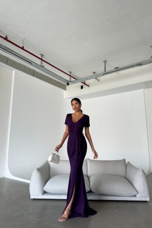223827 purple Evening dress