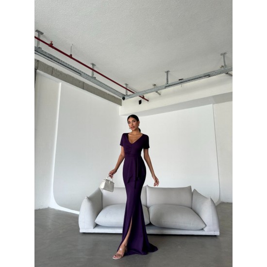 223827 purple Evening dress