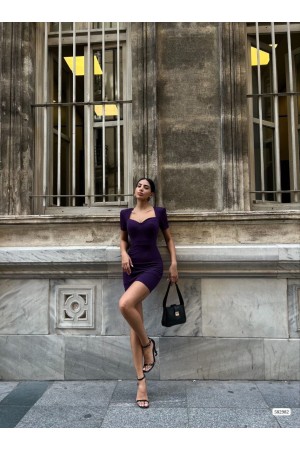 223829 TOPTAN MOR ELBİSE