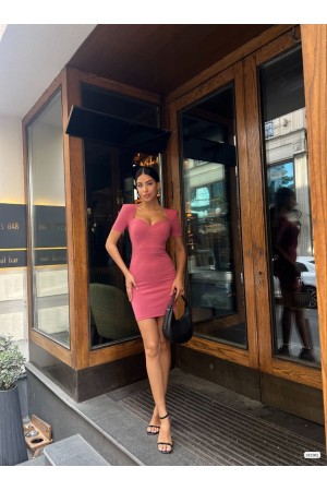 223834 TOPTAN GÜL KURUSU ELBİSE