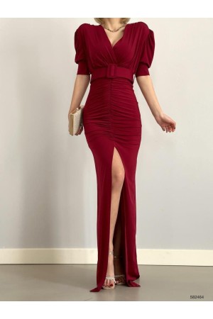 223867 TOPTAN KIRMIZI ABİYE